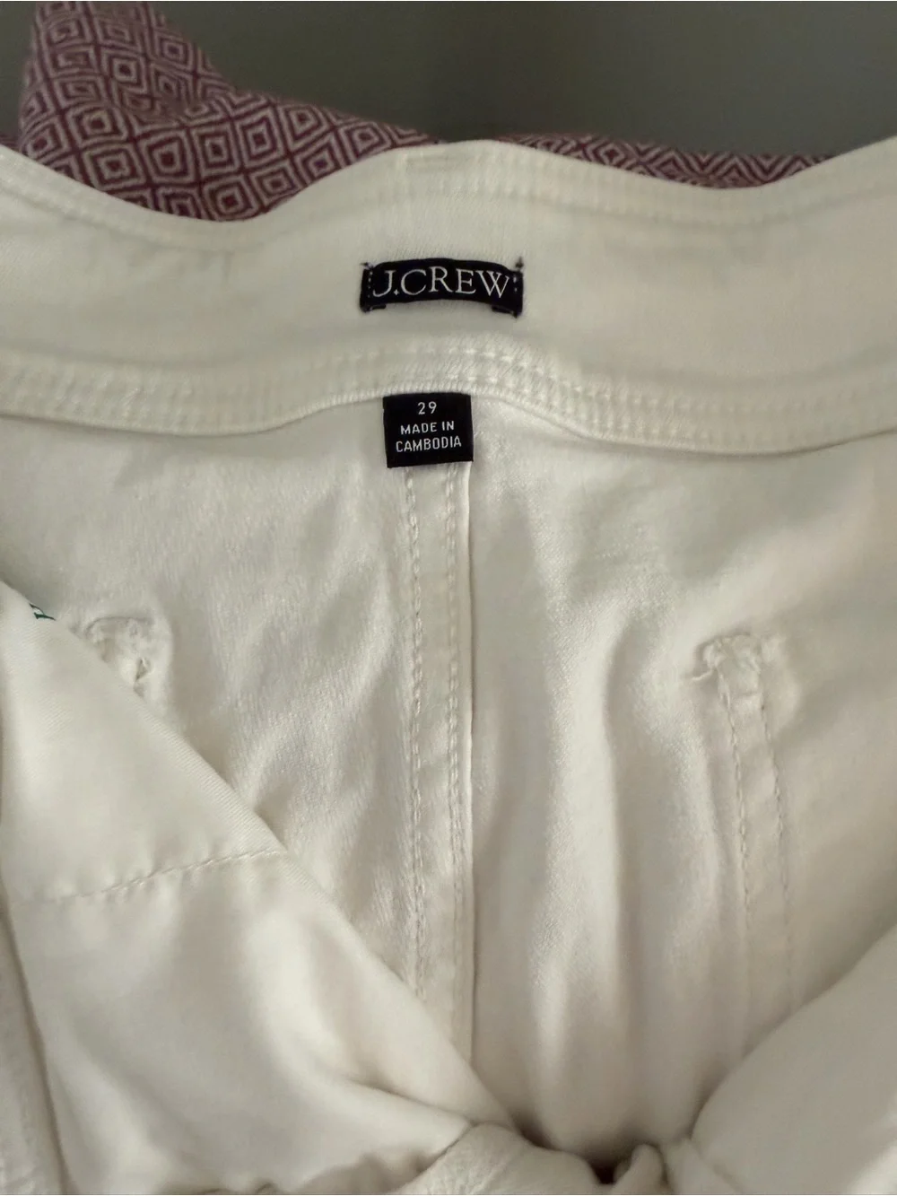 JCREW WHITE wide leg jeans 🤍